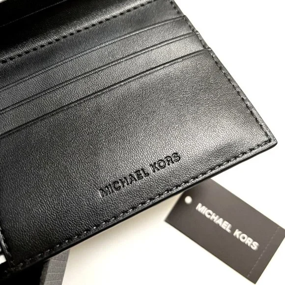 Michael Kors Brown Monogram Bifold Wallet - Picture 6 of 9